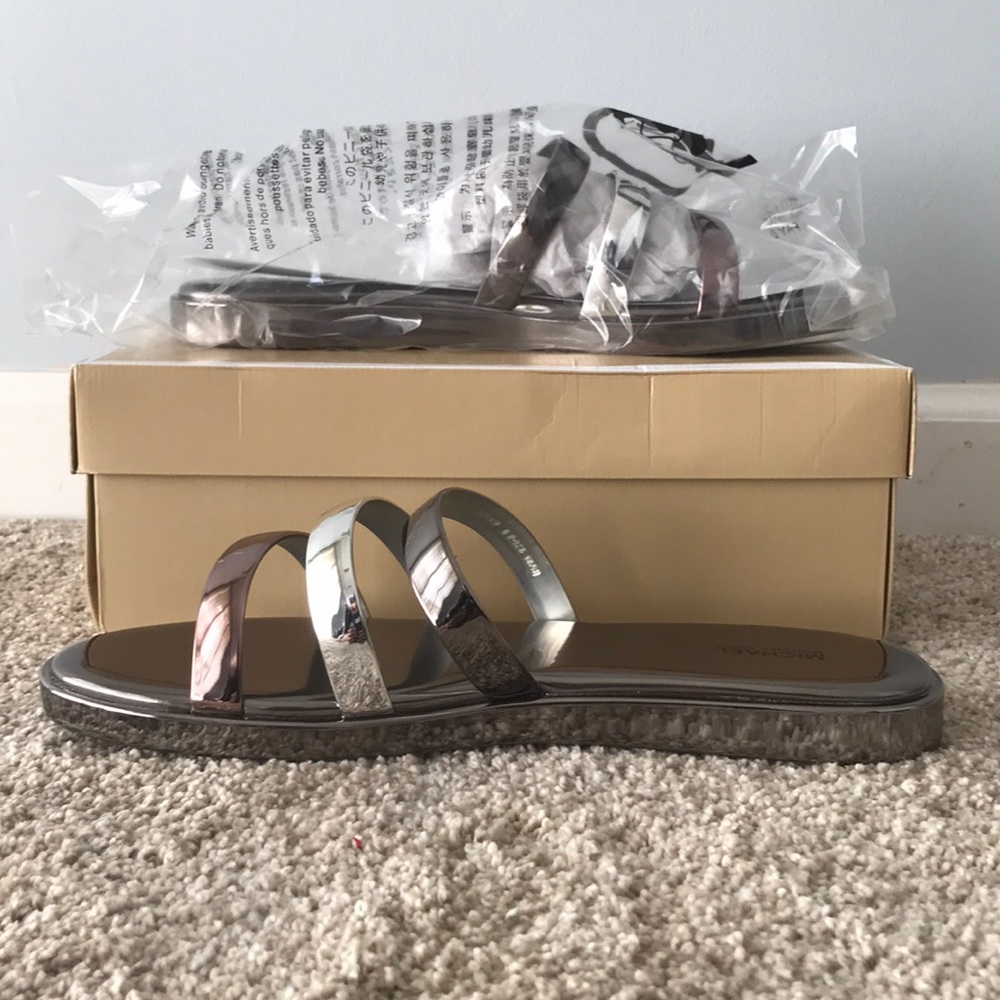 Metallic Michael Kors Sandals